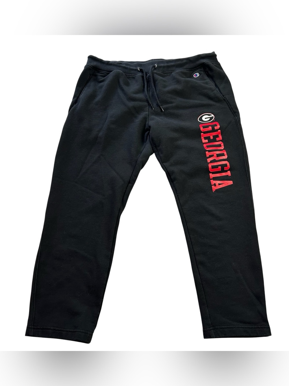Champion Georgia Bulldogs Women’s Sweatpants XL UGA 26” Inseam Black NCAA